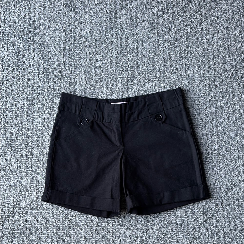 Romeo&Juliet Women's Stretch Cotton Black Shorts Size Small NWT